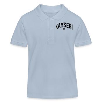 Kayseri 38 Türkei Turkiye Geschenk Urlaub TR Türk - Kinder Organic Poloshirt Mini Sprinter von Stanley/Stella - sky Blue - Vorne