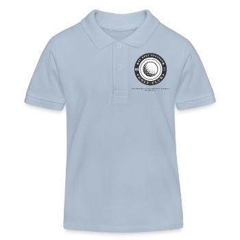 Clé de golf pour débutants - Polo enfant bio Stanley/Stella - bleu ciel - Devant
