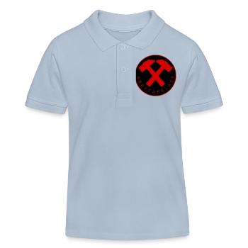 Working class - Kids Organic Polo Shirt by Stanley/Stella - sky blue - Front