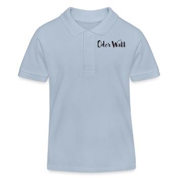 Oder Watt Der Spruch des Jahres - Kinder Organic Poloshirt Mini Sprinter von Stanley/Stella - sky Blue - Vorne