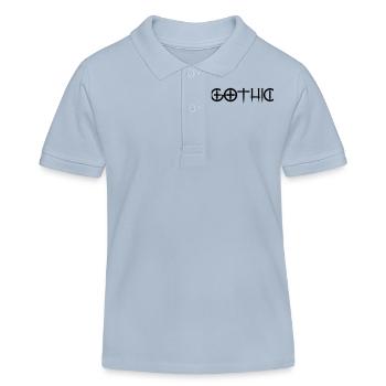 gothic - Kinder Organic Poloshirt Mini Sprinter von Stanley/Stella - sky Blue - Vorne