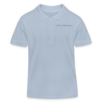 Skyline - Mainz - Kinder Organic Poloshirt Mini Sprinter von Stanley/Stella - sky Blue - Vorne