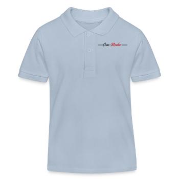 Membre d’équipage - Polo enfant bio Stanley/Stella - bleu ciel - Devant