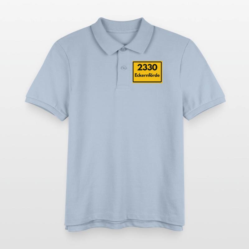 OLD POSTCODE POSTCODE RETRO 2330 ECKERNFÖRDE FJORD Kids Organic Polo Shirt by Stanley/Stella