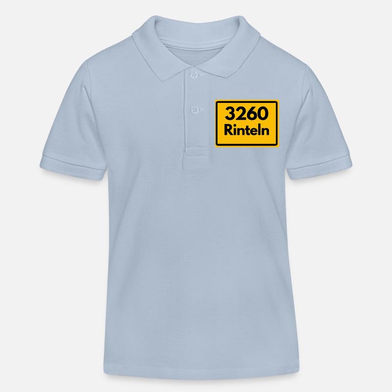 ALTE POSTLEITZAHL PLZ RETRO 3260 RINTELN – WESER - Kinder Organic Poloshirt Mini Sprinter von Stanley/Stella - sky Blue
