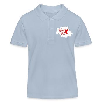 Die Keime - Kinder Organic Poloshirt Mini Sprinter von Stanley/Stella - sky Blue - Vorne
