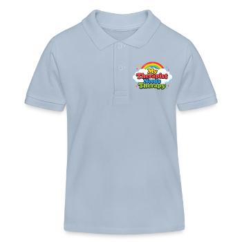 Mein Therapeut braucht Therapie - Kinder Organic Poloshirt Mini Sprinter von Stanley/Stella - sky Blue - Vorne