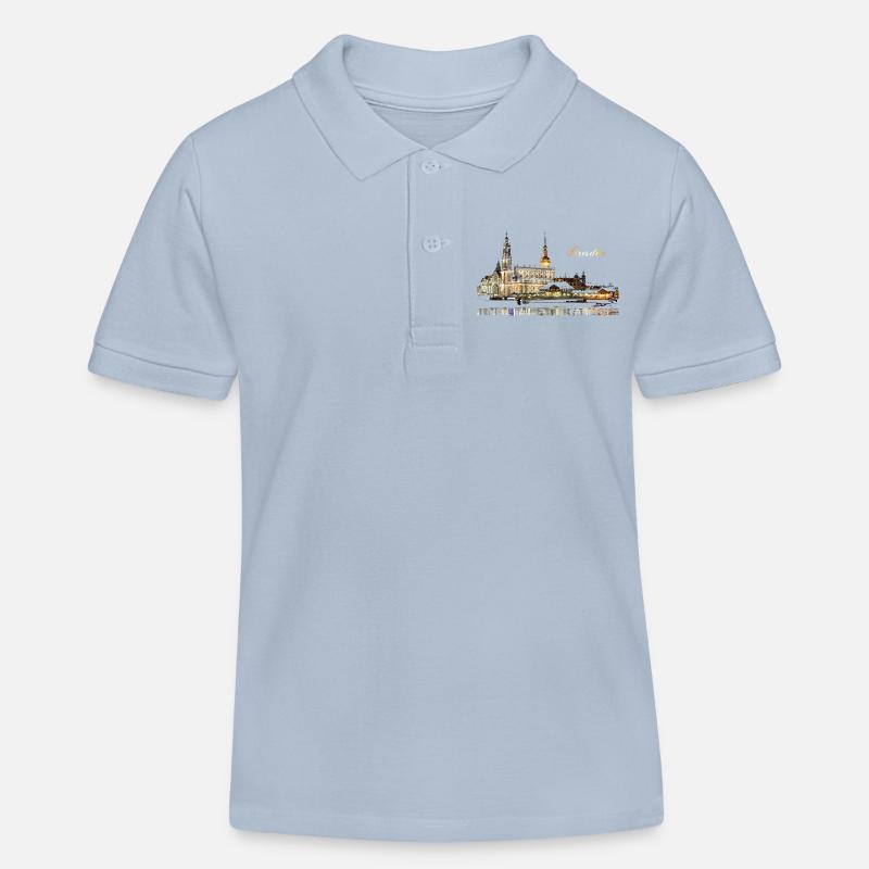 Dresden - Kinder Organic Poloshirt Mini Sprinter von Stanley/Stella - sky Blue