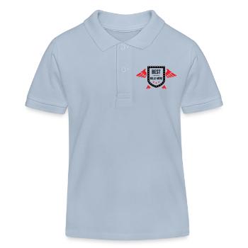 Meilleure Belle-Mère du Monde - Polo enfant bio Stanley/Stella - bleu ciel - Devant