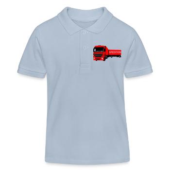 LKW - Kinder Organic Poloshirt Mini Sprinter von Stanley/Stella - sky Blue - Vorne