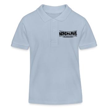 Nordkurve Gelsenkirchen | Farbe änderbar - Kinder Organic Poloshirt Mini Sprinter von Stanley/Stella - sky Blue - Vorne