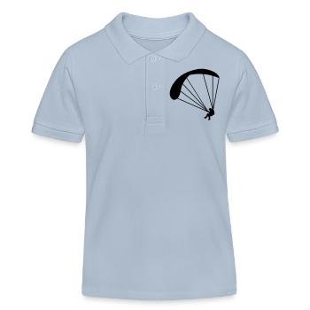 gleitschirm - Kinder Organic Poloshirt Mini Sprinter von Stanley/Stella - sky Blue - Vorne
