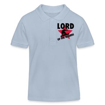 Lord of the boards - Kinder Organic Poloshirt Mini Sprinter von Stanley/Stella - sky Blue - Vorne
