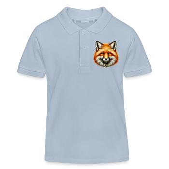 Fuchs - Kinder Organic Poloshirt Mini Sprinter von Stanley/Stella - sky Blue - Vorne