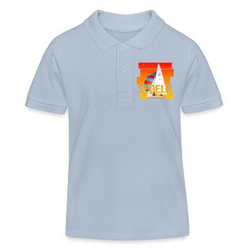 Segeln - Segelsport - Kinder Organic Poloshirt Mini Sprinter von Stanley/Stella - sky Blue - Vorne