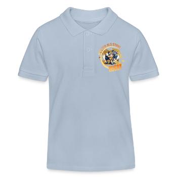 Härter als Stahl - Rugby - Kinder Organic Poloshirt Mini Sprinter von Stanley/Stella - sky Blue - Vorne