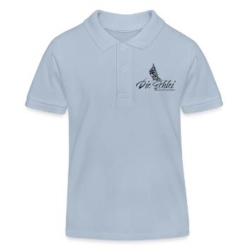 Schlei / Schleimünde Bo-Grafik - Polo enfant bio Stanley/Stella - bleu ciel - Devant