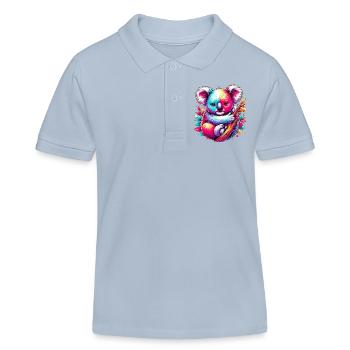 Koala - Kinder Organic Poloshirt Mini Sprinter von Stanley/Stella - sky Blue - Vorne