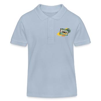 Cassette - Polo enfant bio Stanley/Stella - bleu ciel - Devant