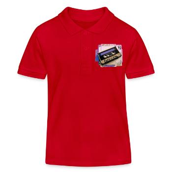 Cassette - Polo enfant bio Stanley/Stella - rouge - Devant