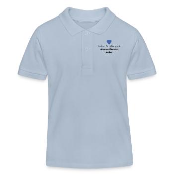 In Beziehung mit dem weltbesten Polier - Kinder Organic Poloshirt Mini Sprinter von Stanley/Stella - sky Blue - Vorne