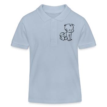 Baby - Kinder Organic Poloshirt Mini Sprinter von Stanley/Stella - sky Blue - Vorne