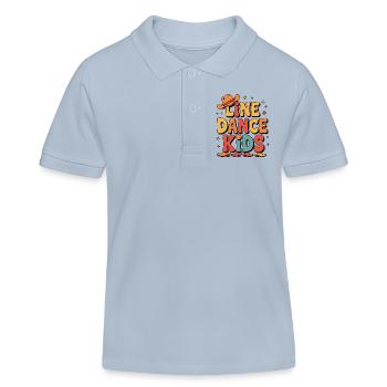 Danse en ligne Enfants Enfants Danse en ligne - Polo enfant bio Stanley/Stella - bleu ciel - Devant