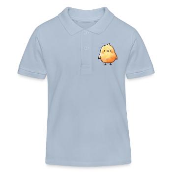 Chick, ein süßes Geschenk für Kinder - Kinder Organic Poloshirt Mini Sprinter von Stanley/Stella - sky Blue - Vorne