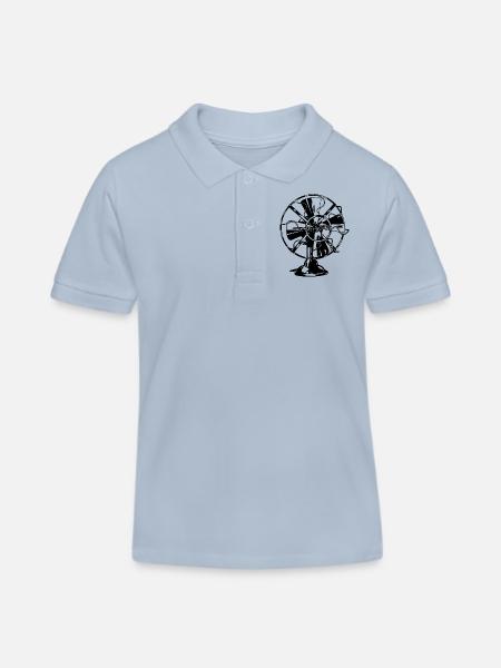 Ventilator - Kinder Organic Poloshirt Mini Sprinter von Stanley/Stella - sky Blue