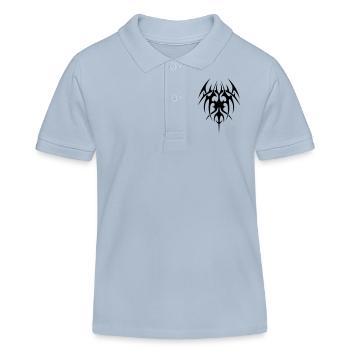 Tribal - Polo enfant bio Stanley/Stella - bleu ciel - Devant
