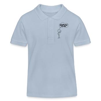 Demo Jetzt habe ich es kapiert alle dumm, Frieden - Kinder Organic Poloshirt Mini Sprinter von Stanley/Stella - sky Blue - Vorne