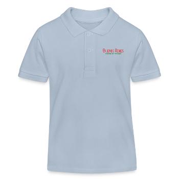 Buenos Aires, Home of Tango - - Kinder Organic Poloshirt Mini Sprinter von Stanley/Stella - sky Blue - Vorne