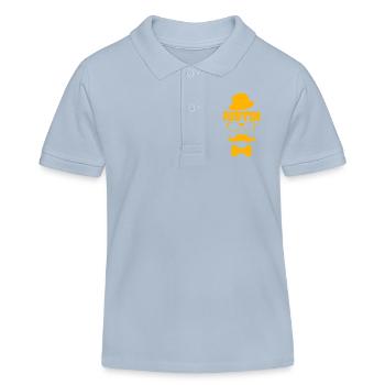 Cool Justin - Polo enfant bio Stanley/Stella - bleu ciel - Devant