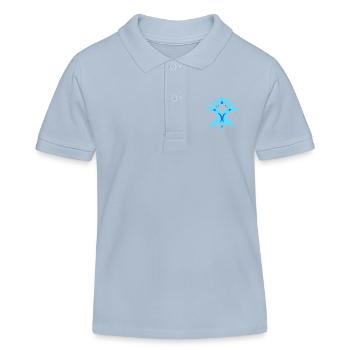 Muster N°8 - Kinder Organic Poloshirt Mini Sprinter von Stanley/Stella - sky Blue - Vorne