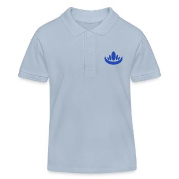 Muster N°3 - Kinder Organic Poloshirt Mini Sprinter von Stanley/Stella - sky Blue - Vorne