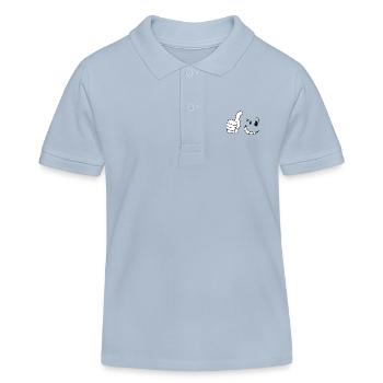 Zeichnen Sie gut - Kinder Organic Poloshirt Mini Sprinter von Stanley/Stella - sky Blue - Vorne