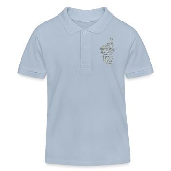 Corse - Polo enfant bio Stanley/Stella - bleu ciel - Devant