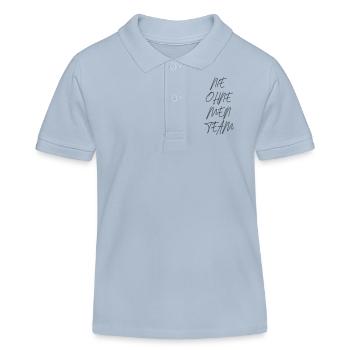 team nie ohne mein - Kinder Organic Poloshirt Mini Sprinter von Stanley/Stella - sky Blue - Vorne