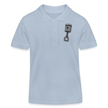 piston - Kinder Organic Poloshirt Mini Sprinter von Stanley/Stella - sky Blue - Vorne