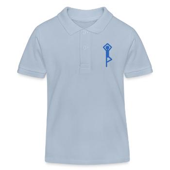 Silhouette Yoga - Kinder Organic Poloshirt Mini Sprinter von Stanley/Stella - sky Blue - Vorne