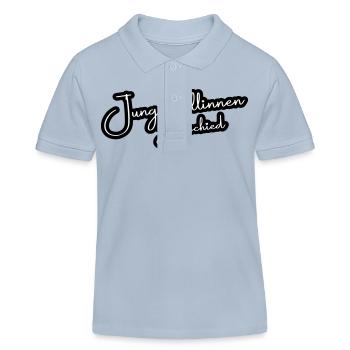 Junggesellinnen Abschied Herz - Kinder Organic Poloshirt Mini Sprinter von Stanley/Stella - sky Blue - Vorne