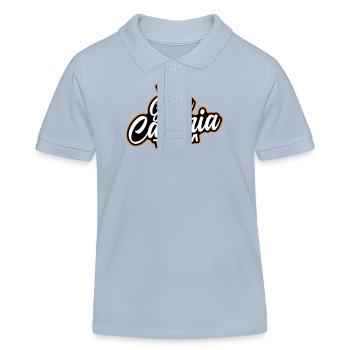 Gran Canaria Team - Kids Organic Polo Shirt by Stanley/Stella - sky blue - Front