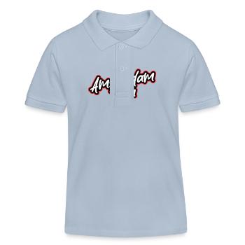 Amsterdam Team - Kinder Organic Poloshirt Mini Sprinter von Stanley/Stella - sky Blue - Vorne