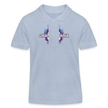 Gran Canaria 2024 - Kids Organic Polo Shirt by Stanley/Stella - sky blue - Front