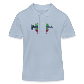 Gran Canaria 2024 Team - Kids Organic Polo Shirt by Stanley/Stella - sky blue - Front