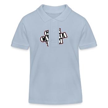 Gran Canaria Team - Kids Organic Polo Shirt by Stanley/Stella - sky blue - Front