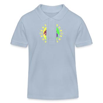 Zrce Tour Palm Tree Holidays - Polo enfant bio Stanley/Stella - bleu ciel - Devant