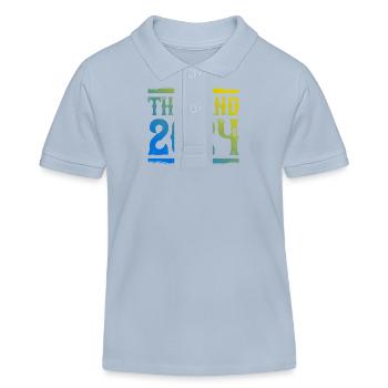 Thaïlande 2024 - Polo enfant bio Stanley/Stella - bleu ciel - Devant