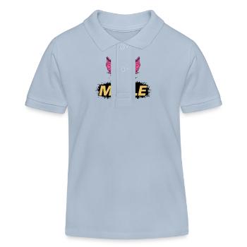 Malle 2024 Party Sau - Kinder Organic Poloshirt Mini Sprinter von Stanley/Stella - sky Blue - Vorne