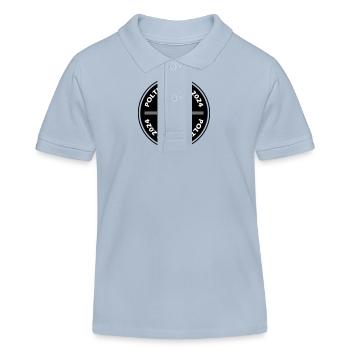 Polterabend 2024 - Kinder Organic Poloshirt Mini Sprinter von Stanley/Stella - sky Blue - Vorne